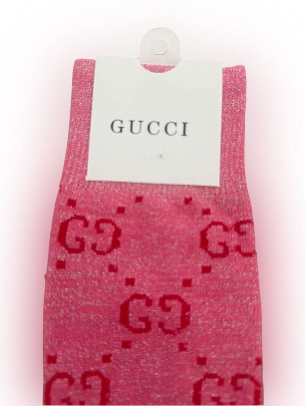 2 Pair Gucci Outlet Women’s Logo Socks - Picture 3 of 4